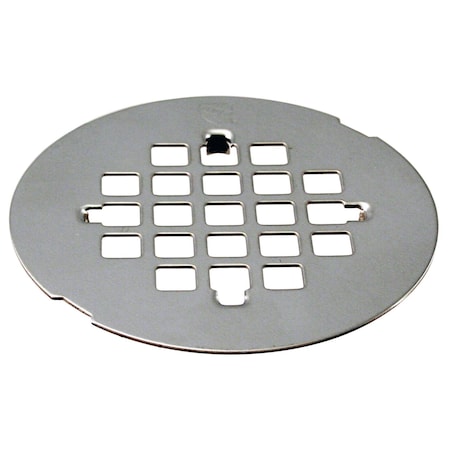 Westbrass 4-1/4" Brass Snap-In Shower Strainer Grid Drain Cover D319-26